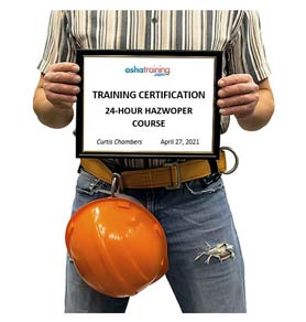 24 Hour Hazwoper Training Certification