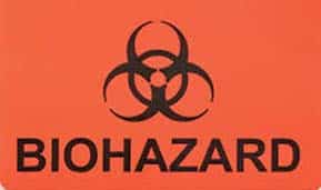 Biohazard symbol bloodborne pathogens OSHA