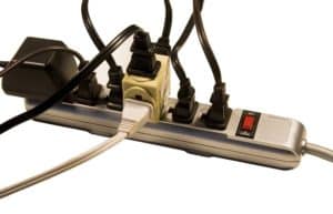 Electrical Power Strip Surge Protector OSHA Violation