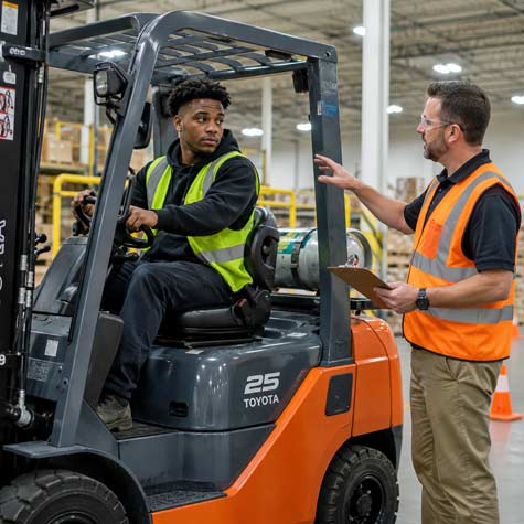On Site Forklift Operator Training