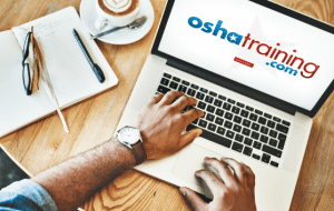 oshatraining.com on laptop